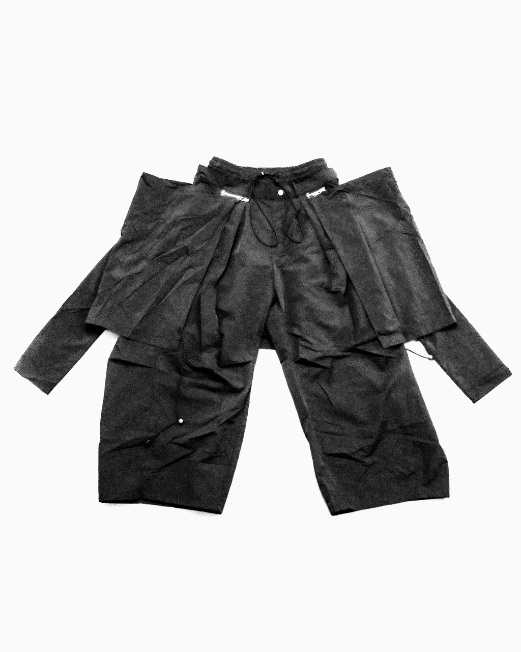 Flared Sculpted Volume Cargo Pants